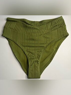 NWT Salt + Cove Olive Ribbed Bikini Bottom